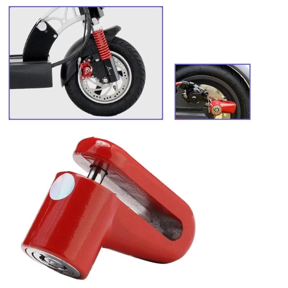 Electric scooter brake disc lock