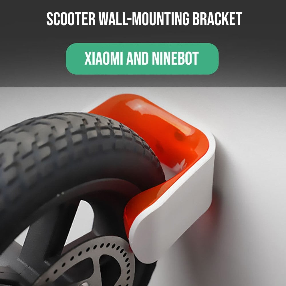 Wall-mounted scooter holder