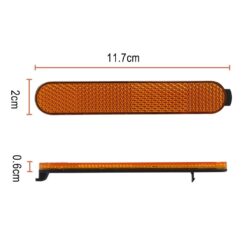 Xiaomi 4 Ultra paspirtuko galinės šakės atšvaitai